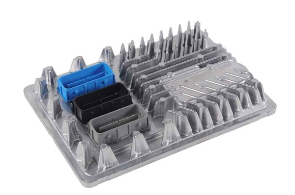 Programmed 2015-2016 Yukon XL ECM 12672537 with clear connectors, a reliable fix for engine error codes and performance issues.