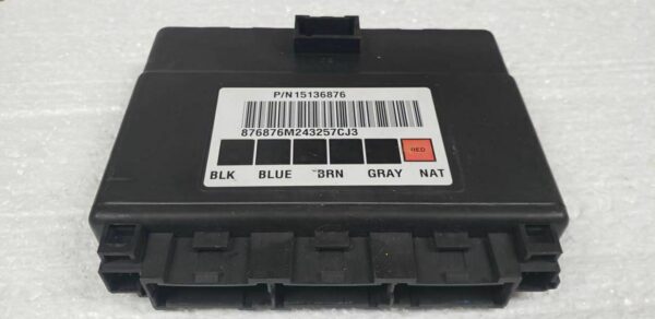 Programmed 2003-2007 GM BCM 15198115 for Silverado & Sierra, showing the main housing and connector ports. A direct-fit solution to fix electrical failures and warning lights.