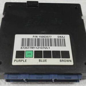 Programmed 2002 Yukon BCM 15063577 for GM trucks. Shows the module's housing and connection ports, ready to fix electrical issues like faulty locks and lights.