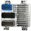 Programmed 2010 Hummer H3 ECM, part 12633264, showing the main electrical connectors. This VIN-matched module fixes engine stalling and check engine light issues.