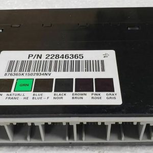 Programmed 2012-2014 Suburban BCM 22846364 for GM trucks. Fixes electrical issues like flickering lights and false warnings. Ready for installation.
