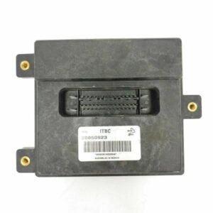 2013-2014 Sierra 3500 TBCM, part 20850923. Shows the black module housing and electrical connectors for a plug-and-play trailer brake fix.
