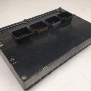 Front view of a 2008-2010 Caravan Engine Computer, part 68031313AA, showing the main electrical connectors. This pre-programmed ECM fixes running issues.