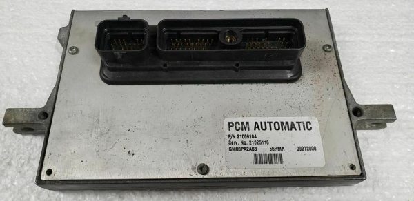 Front view of the 2000-2002 Saturn S Series ECM Engine Control Module, part number 21025128.
