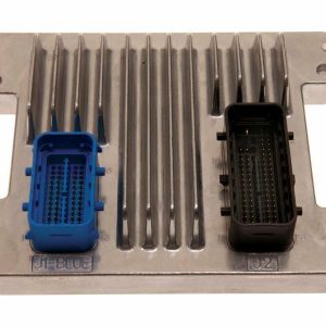 2003-2005 Cavalier ECM Engine Control Module part number 12576162, front view showing connectors.