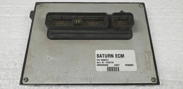 2004 Saturn ION ECM Engine Control Module part number 12580756.
