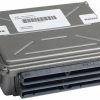 2001-2002 Chevrolet 3500 PCM Powertrain Control Module 12576160, front view showing the three main electrical connector ports.