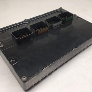 Front view of a 2008-2010 Caravan Engine Computer, part 68031313AA, showing the main electrical connectors. This pre-programmed ECM fixes running issues.