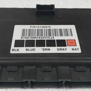 Programmed 2003-2007 GM BCM 15198115 for Silverado & Sierra, showing the main housing and connector ports. A direct-fit solution to fix electrical failures and warning lights.