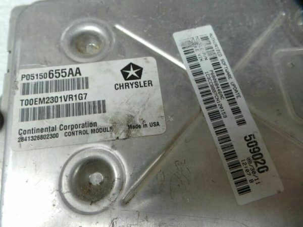 2012 Avenger 200 2.4L 6 Spd AT Programmed Plug&Play Engine Computer 05150655AA