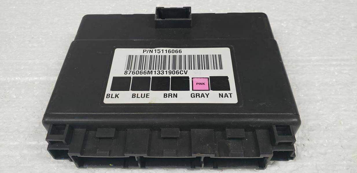 02-07 GM BODY CONTROL MODULE PROGRAMMED TO YOUR VIN PART NO 15116066 BCM 